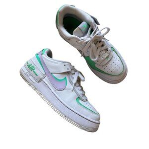 Nike Air Force 1 women's Sz 9.5 Shadow White Infinity Lilac